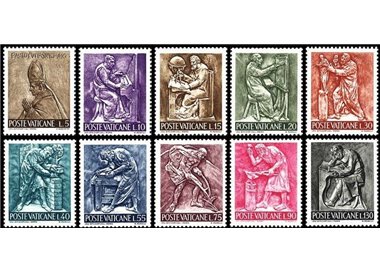 VATICANO 1966 Il lavoro dell'uomo 10v MNH**