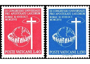 VATICAN 1967 Apostolate of the Laity 2v MNH**