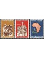 VATICANO 1969 Viaggio di Paolo VI in Africa 3v MNH**