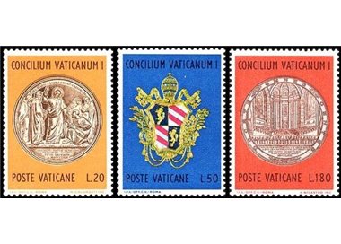 VATICANO 1970 Concilio Vaticano I 3v MNH**