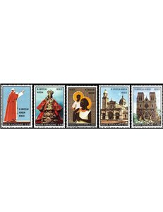 VATICANO 1970 Viaggi di Paolo VI in Asia e Oceania 5v MNH**
