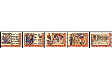 VATICANO 1972 Anno internazionale del libro 5v MNH**