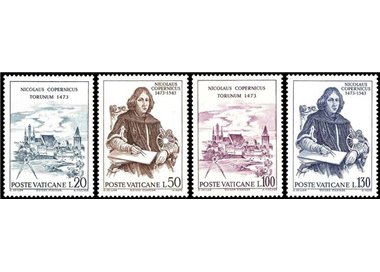 VATICANO 1973 Copernico 4v MNH**