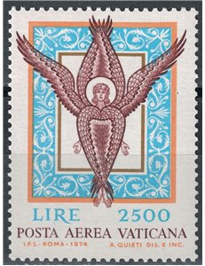 VATICAN 1974 Angel (airmail) MNH**