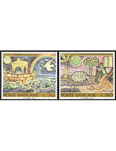 VATICANO 1974 Centenario dell'UPU 2v MNH**