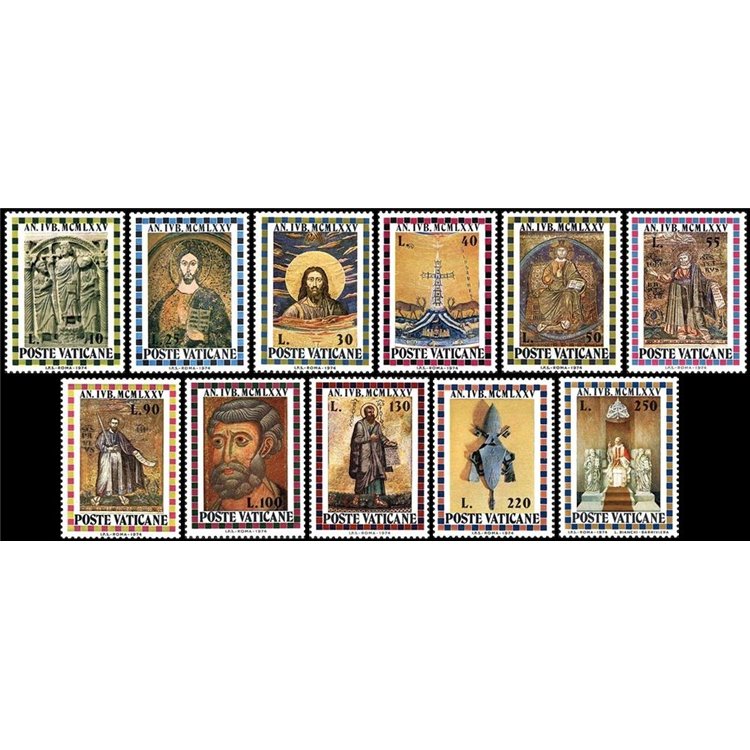 VATICANO 1974 Anno Santo 11v MNH**