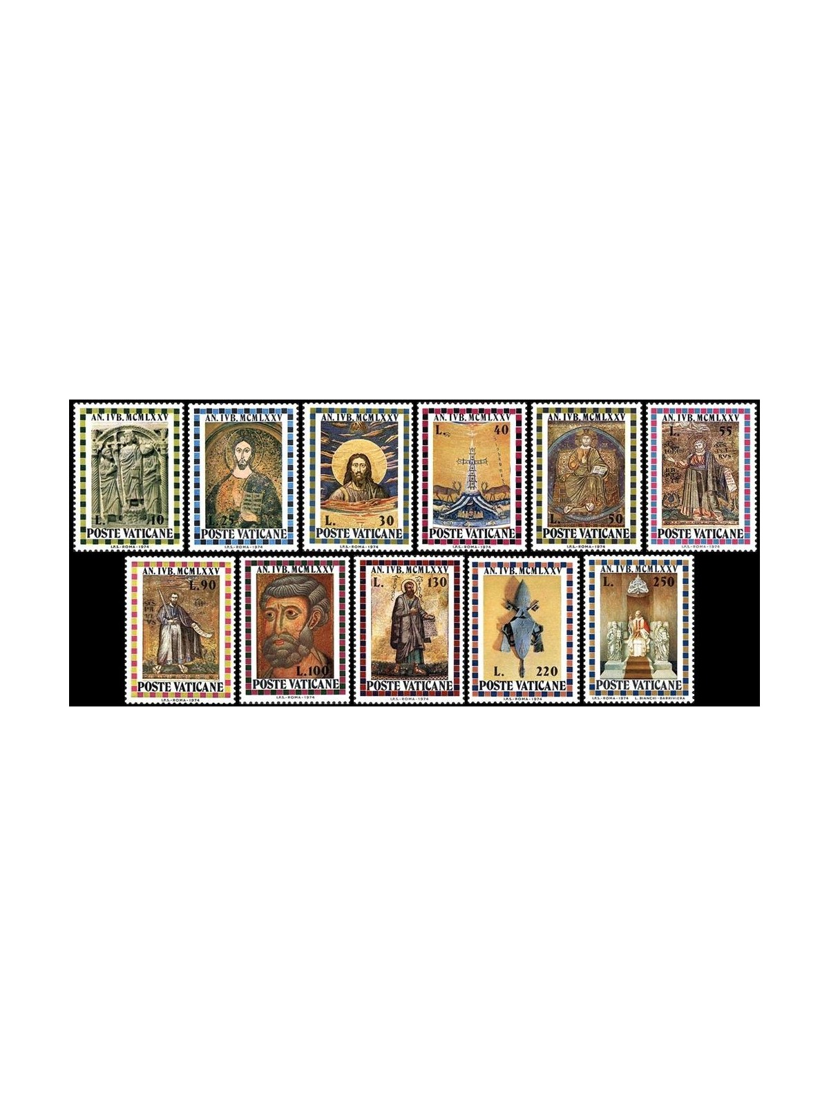 VATICAN 1974 Holy Year 11v MNH**