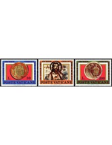 VATICAN 1975 Christian Archaeology 3v MNH**
