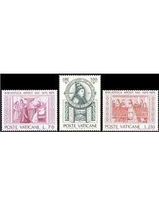 VATICANO 1975 Biblioteca Apostolica 3v MNH**