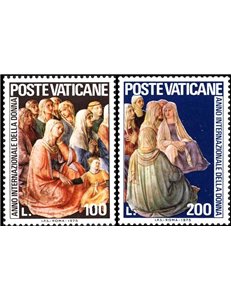 VATICANO 1975 Anno della donna 2v MNH**