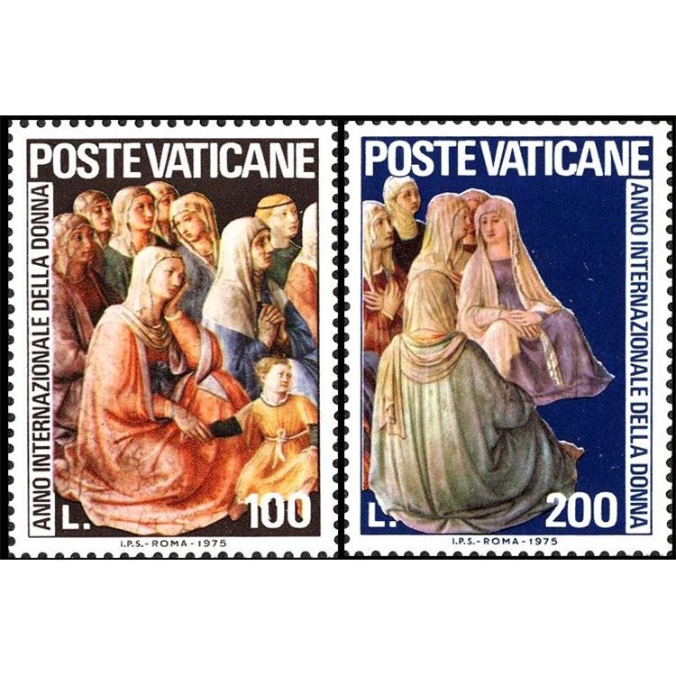 VATICAN 1975 Year of the Woman 2v MNH**