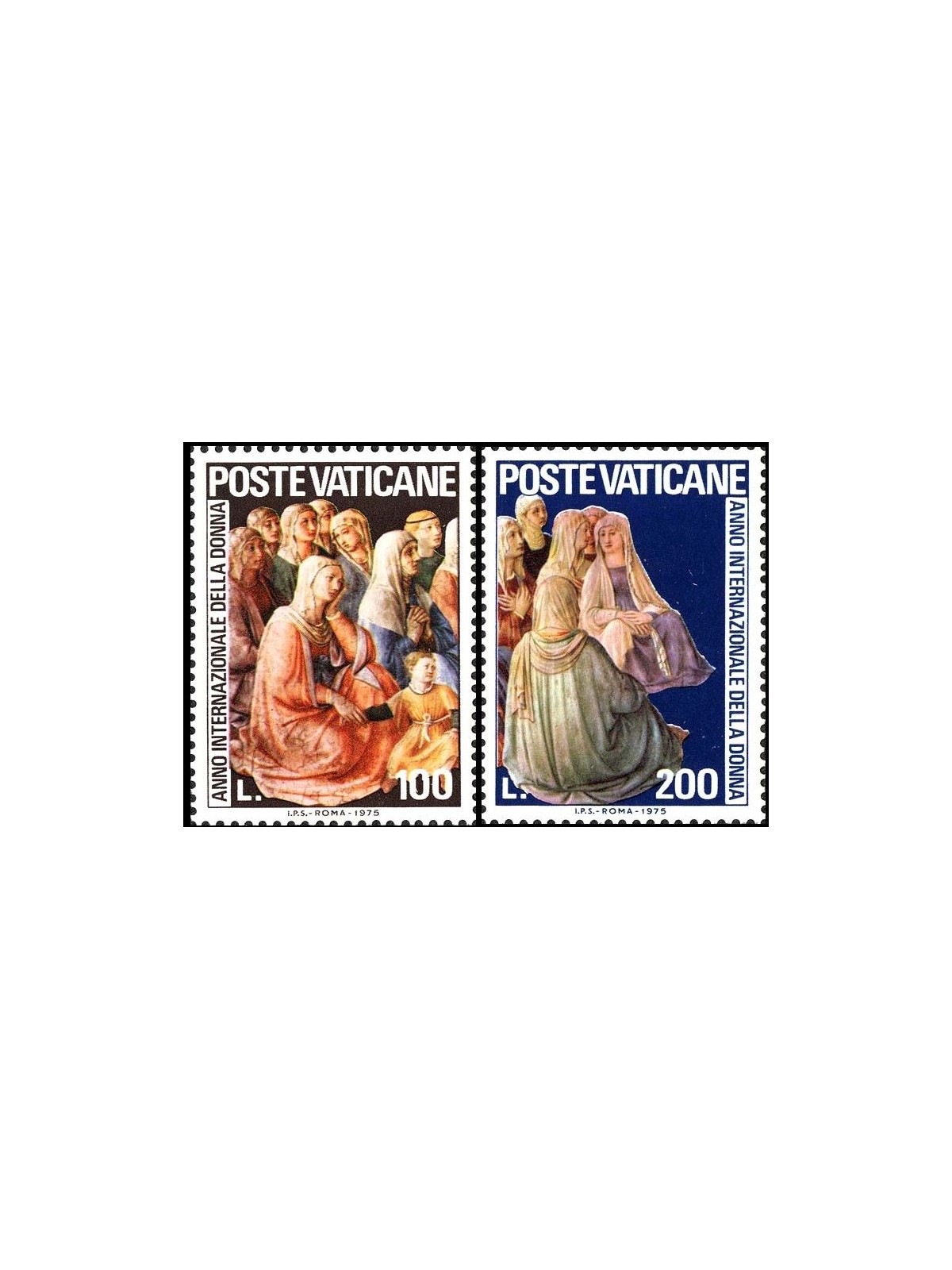 VATICANO 1975 Anno della donna 2v MNH**