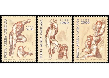 VATICAN 1976 Angels (airmail) 3v MNH**