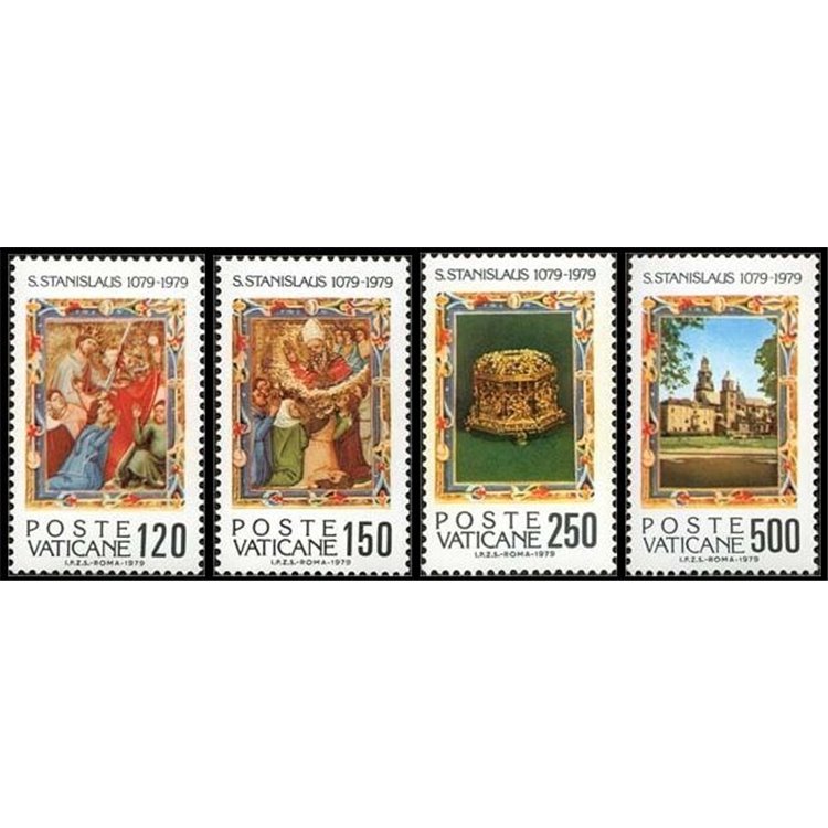 VATICANO 1979 San Stanislao 4v MNH**