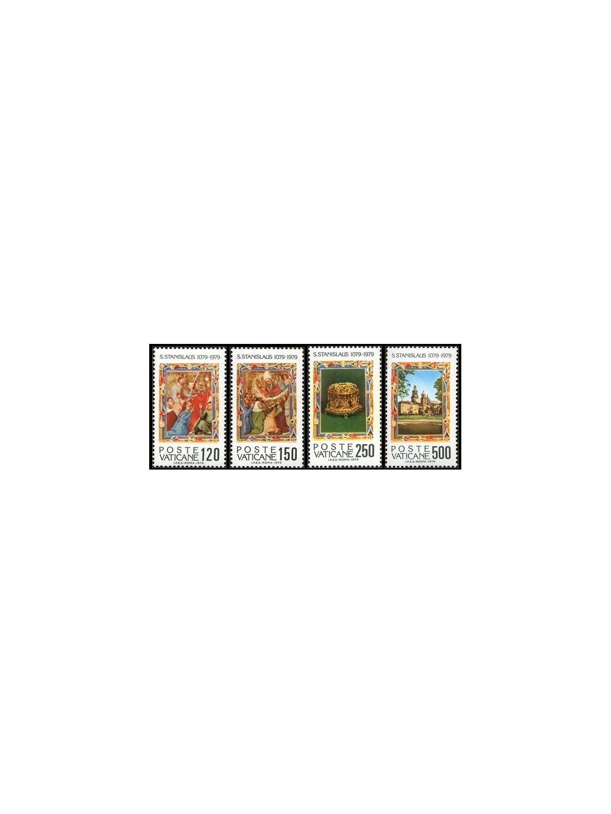 VATICANO 1979 San Stanislao 4v MNH**