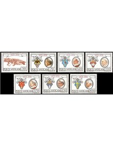 VATICANO 1979 Anniversario Stato 7v MNH**