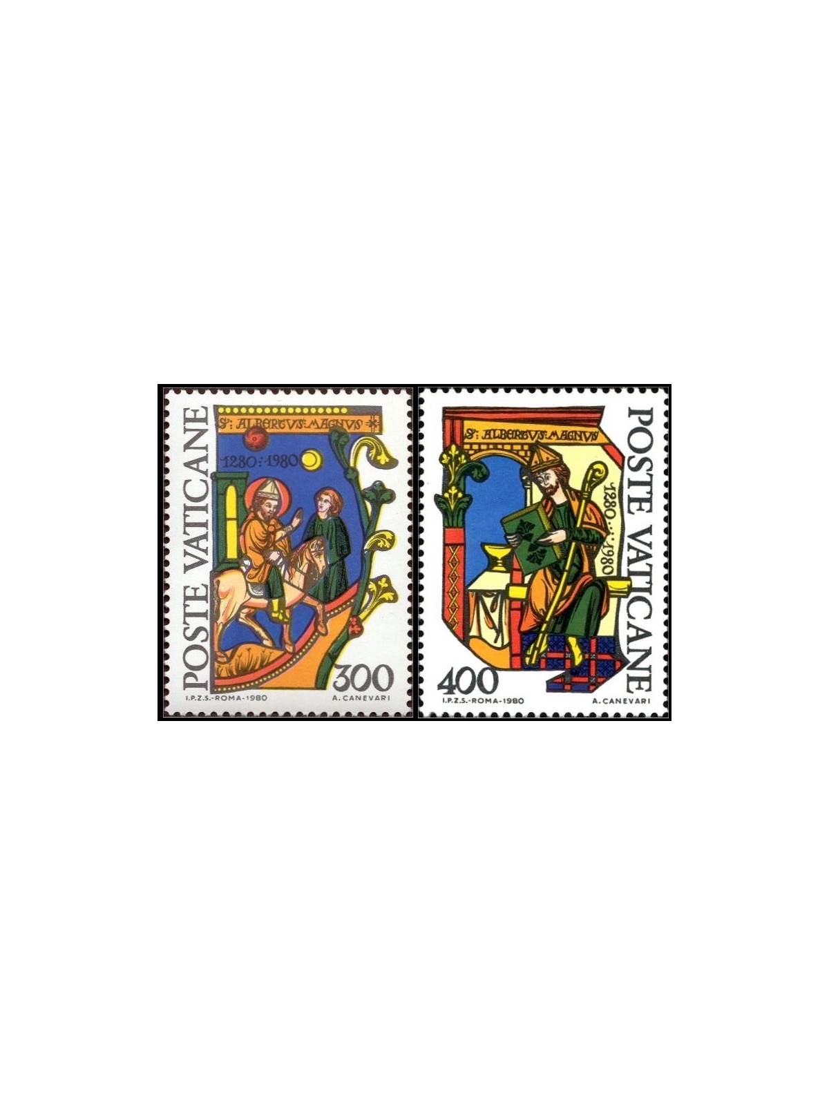 VATICAN 1980 Sant' Alberto Magno 2v MNH**