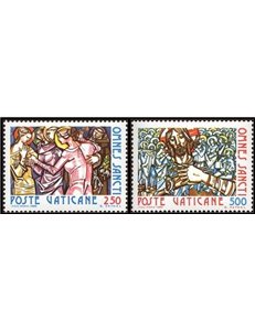 VATICAN 1980 All Saints 2v MNH**