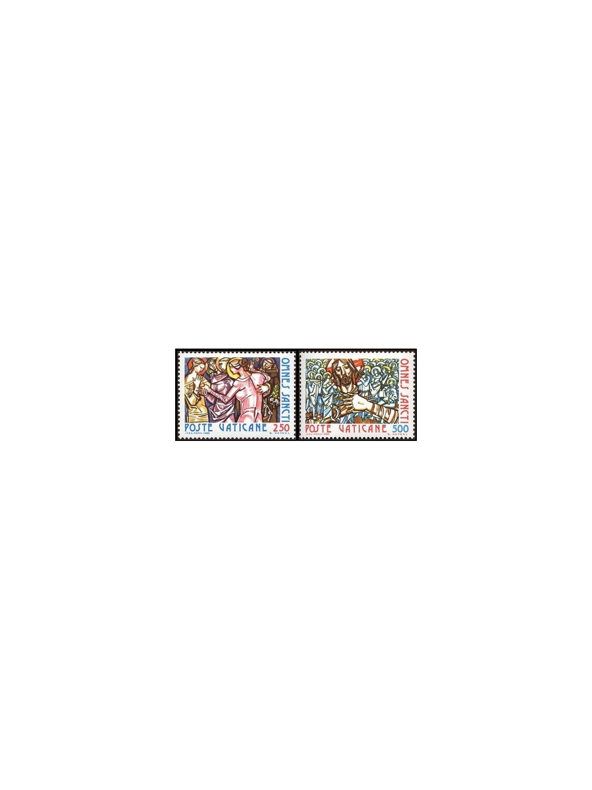 VATICAN 1980 All Saints 2v MNH**