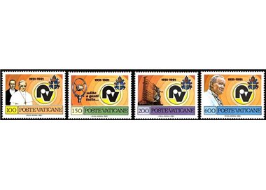 VATICAN 1981 Vatican Radio 4v MNH**