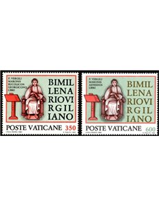 VATICAN 1981 Publius Virgilio Marone 2v MNH**