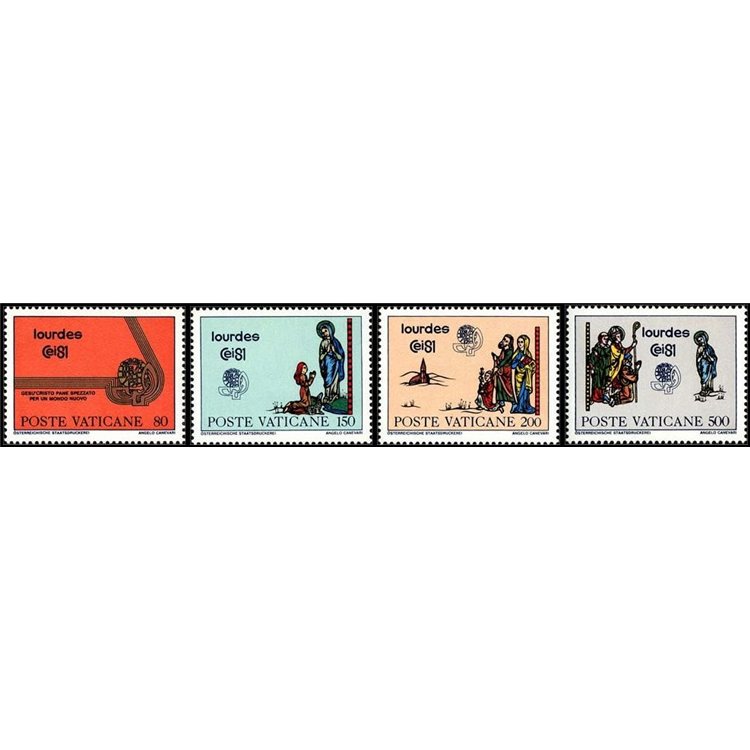 VATICANO 1981 Congresso Eucaristico 4v MNH**