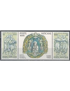 VATICANO 1982 Luca della Robbia 3v MNH**
