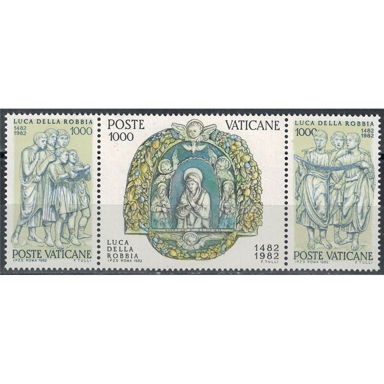 VATICANO 1982 Luca della Robbia 3v MNH**