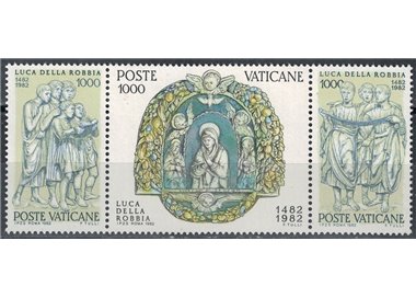 VATICANO 1982 Luca della Robbia 3v MNH**