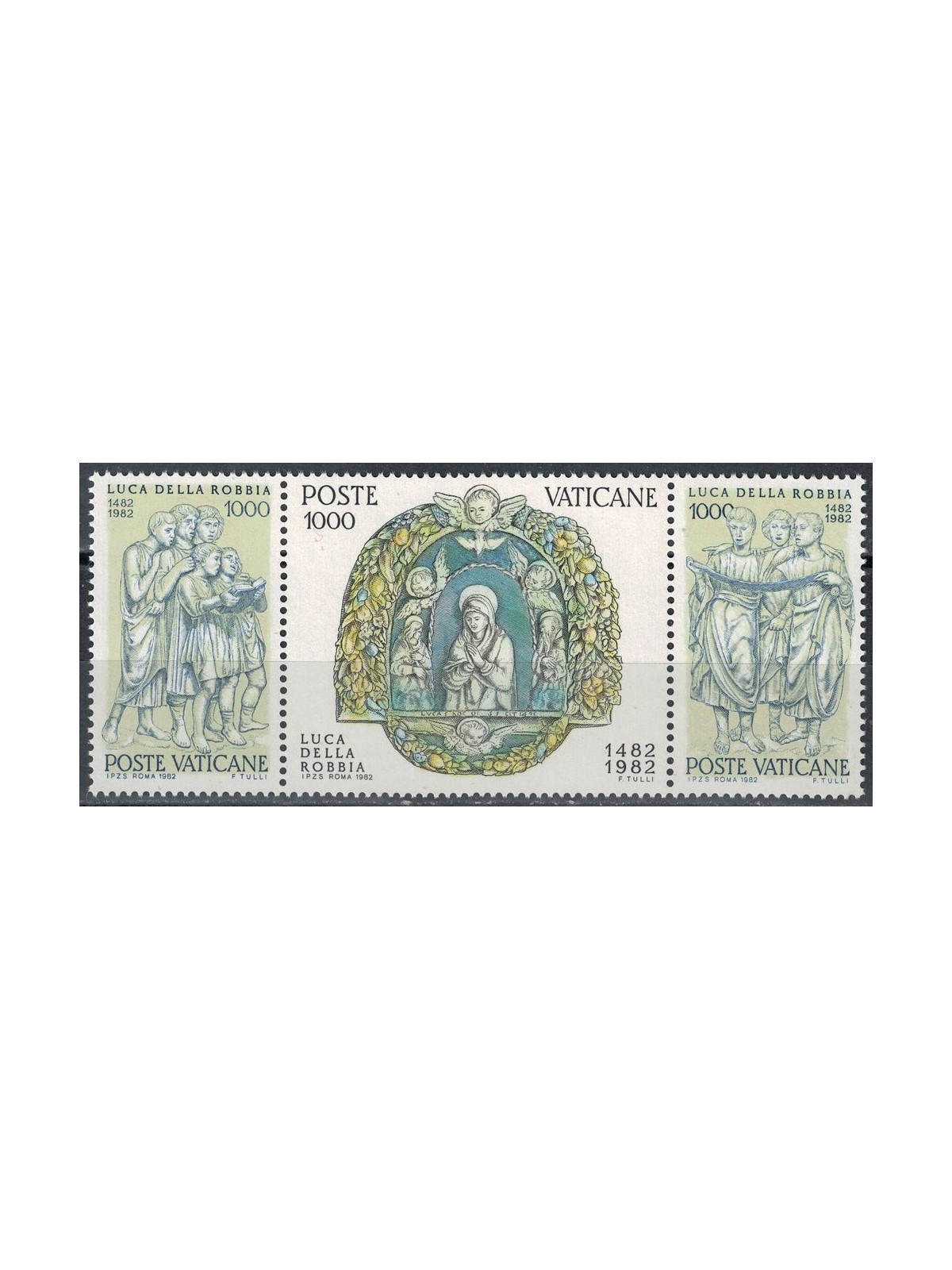 VATICAN 1982 Luca della Robbia 3v MNH**