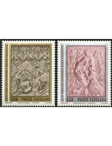 VATICANO 1982 Natale 2v MNH**