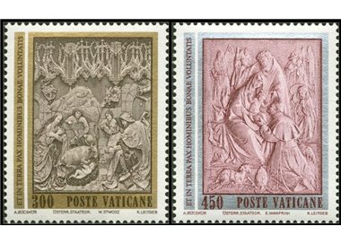 VATICANO 1982 Natale 2v MNH**
