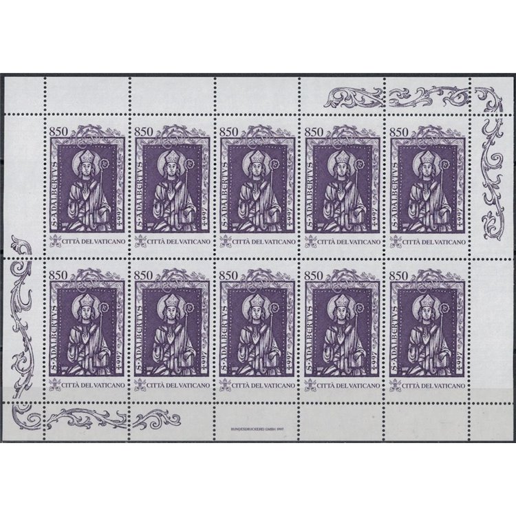 VATICANO 1997 Sant'Adalberto da Praga MF MNH**