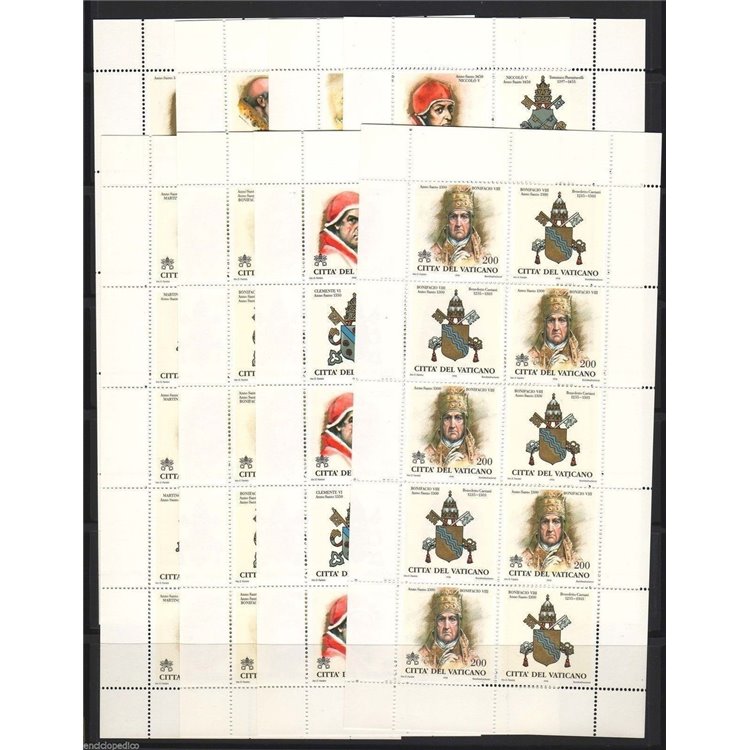 VATICANO 1998 I Papi e gli Anni Santi 8 MF MNH**