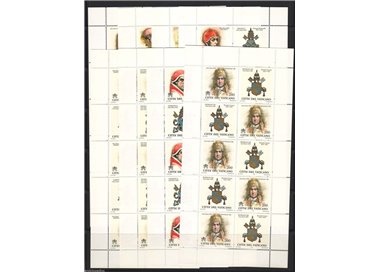 VATICAN 1998 The Popes and the Holy Years 8 m/s MNH**