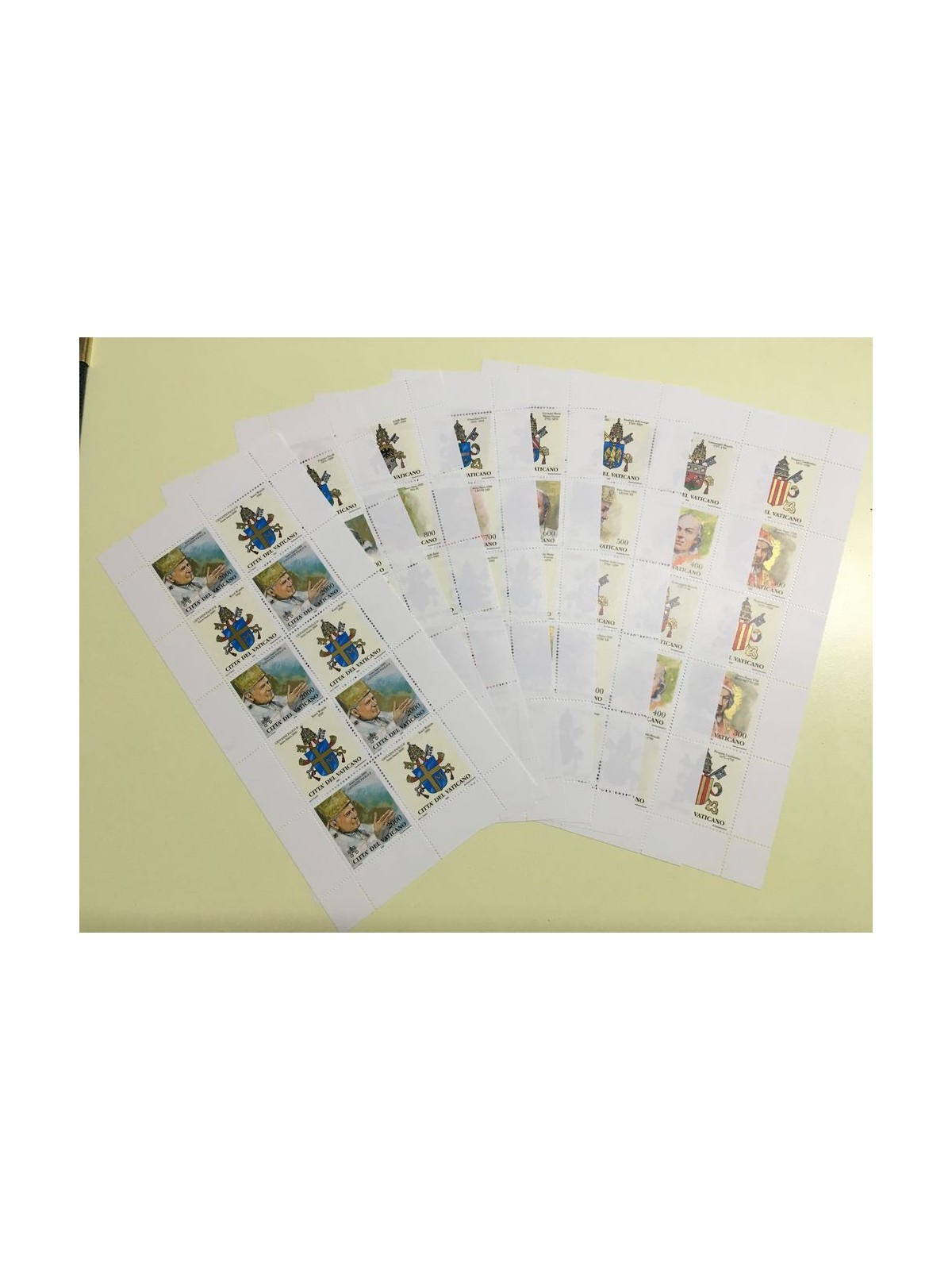 VATICANO 2000 I Papi e gli Anni Santi 9 MF MNH**