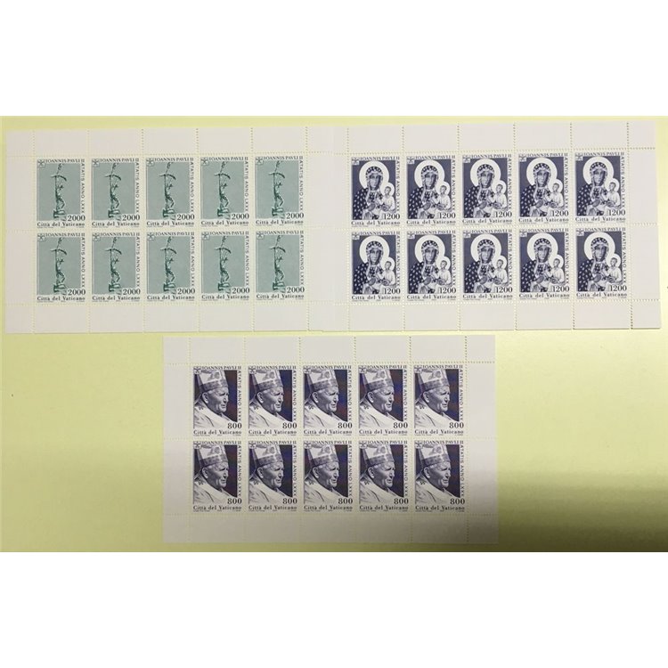 VATICAN 2000 Birthday of John Paul II 3 m/s MNH**
