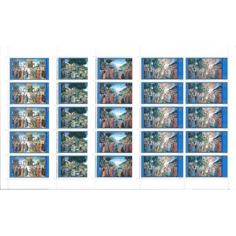 VATICAN 2000 Sistine Chapel 4 m/s MNH**