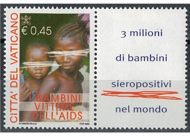 VATICAN 2004 Children Victims of AIDS MNH**