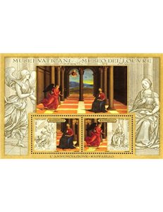 VATICANO 2005 Grandi musei del mondo BF MNH**