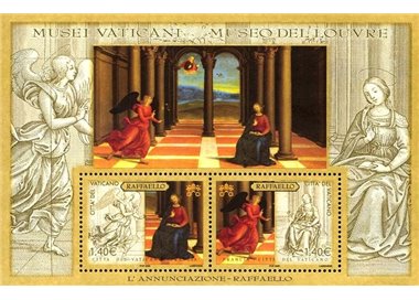 VATICANO 2005 Grandi musei del mondo BF MNH**