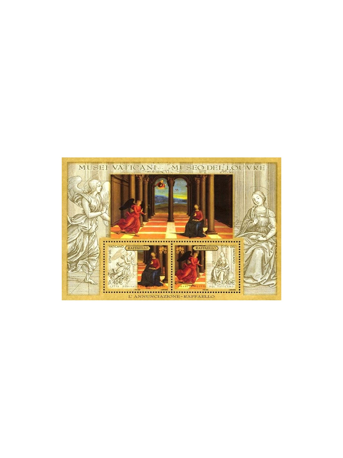 VATICAN 2005 Great Museums of the World s/s MNH**