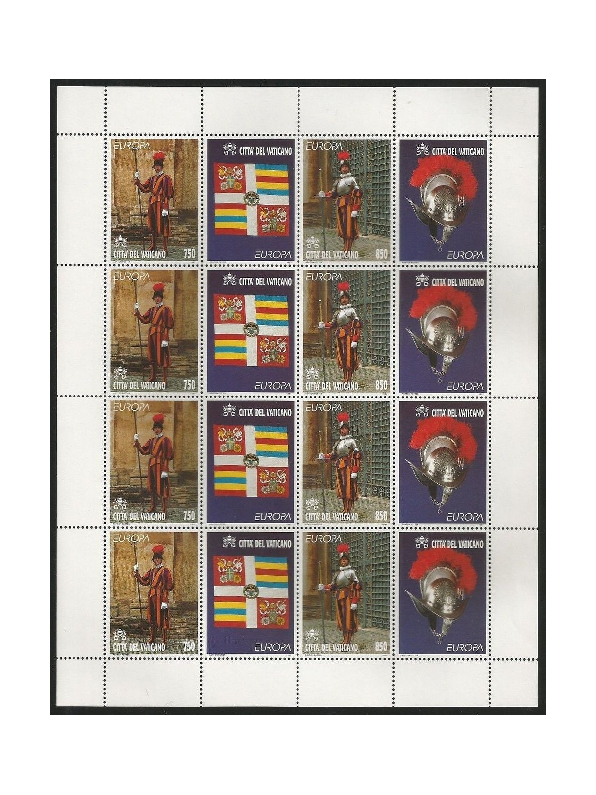 VATICAN 1997 Europe m/s MNH**