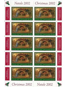 VATICANO 2002 Natale MF MNH**