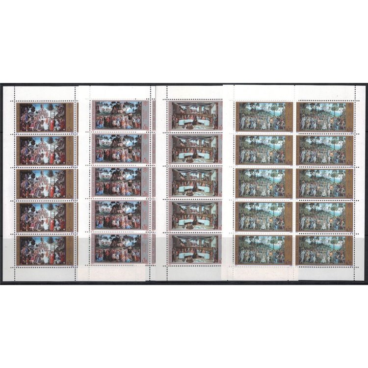 VATICAN 2002 Sistine Chapel 4 m/s MNH**