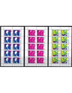 VATICANO 2002 Viaggi di Giovanni Paolo II 3 MF MNH**