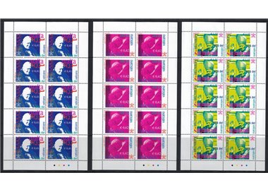 VATICANO 2002 Viaggi di Giovanni Paolo II 3 MF MNH**