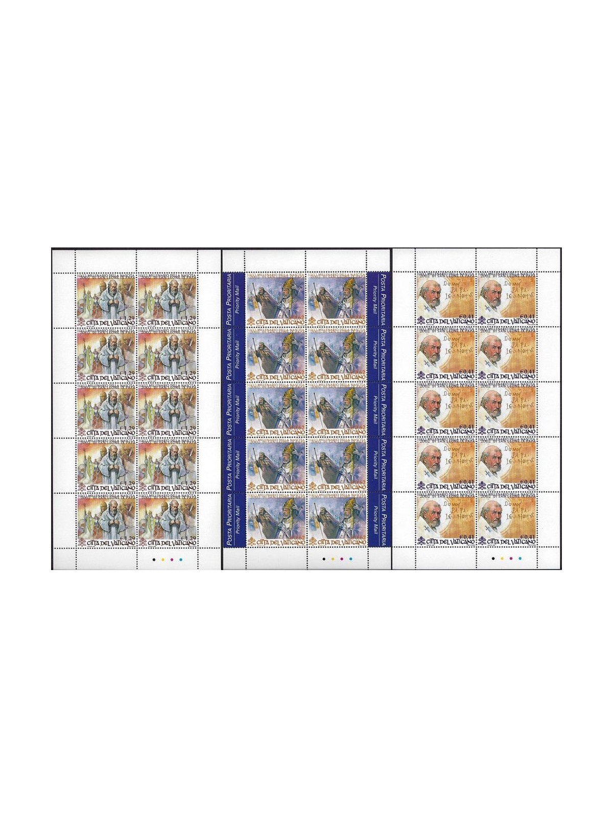 VATICAN 2002 Pope Leo IX 3 m/s MNH**