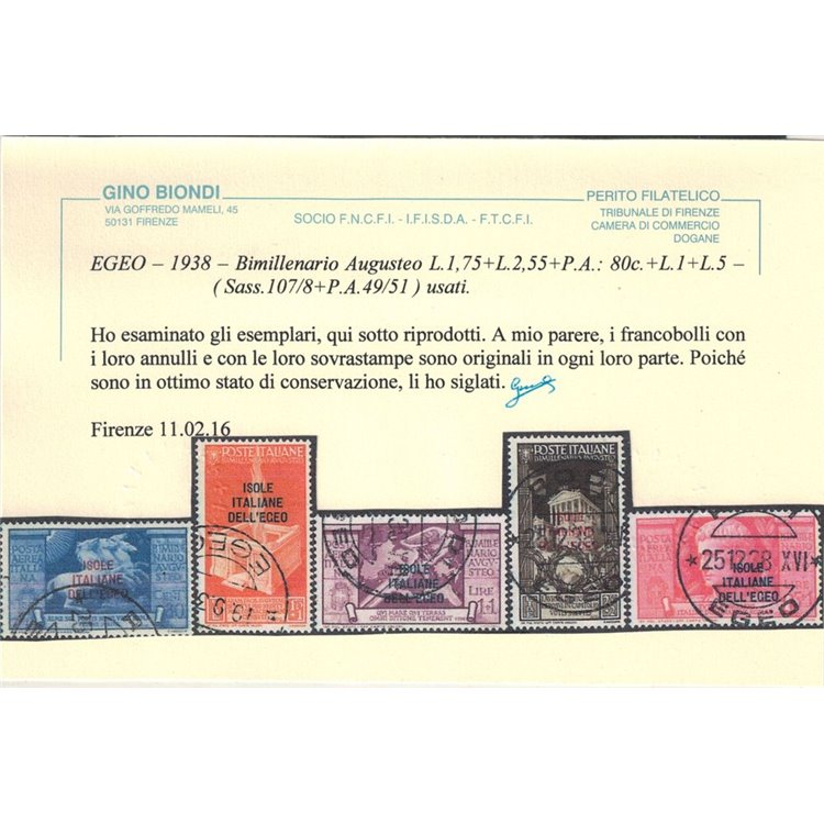 EGEO 1938 Augusto 15v us ©