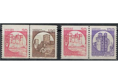 ITALY 1980 Castles from reel 4v MNH**